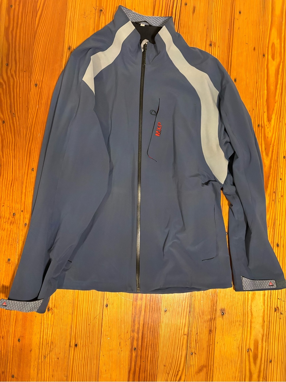 MXP by Goldwin Navy Blue Softshell Jacket with Light Gray Accents